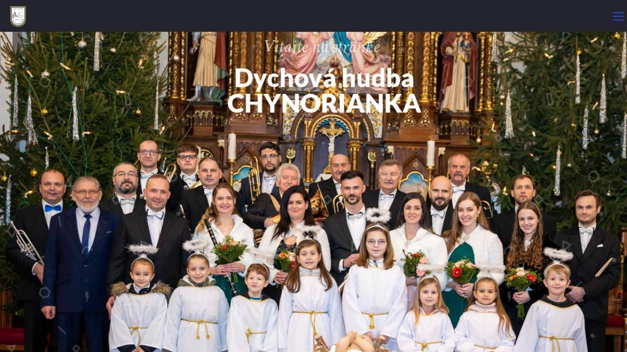 Screenshot webu chynorianka.sk